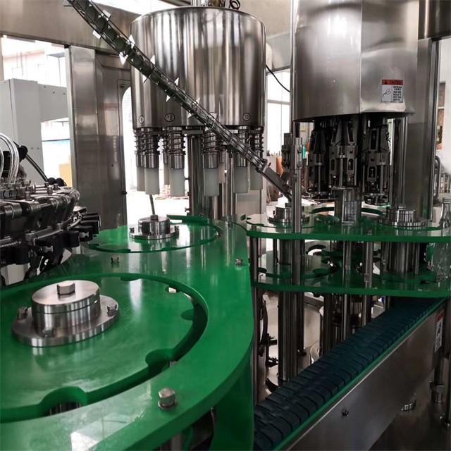 Water Filling Machine For Glass Bottle With Aluminium Caps