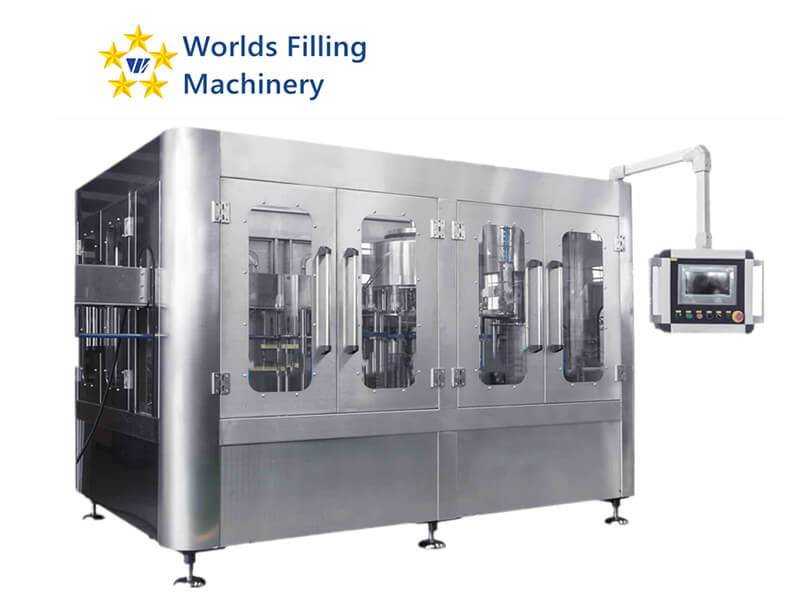 What hygienic requirements should the three-in-one small bottle of mineral water filling machine comply with?